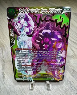 God of Destruction Toppo Skillbreaker GOLD STAMP Dragon Ball Super Card Game NM - Image 1
