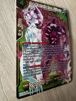 God of Destruction Toppo Skillbreaker GOLD STAMP Dragon Ball Super Card Game NM - Image 5