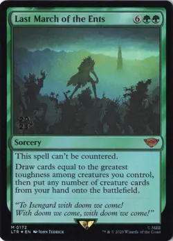 Last March of the Ents M Prerelease Cards 172 NM Foil - Image 1