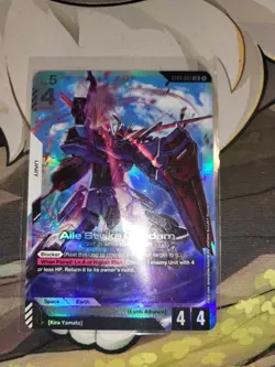 Aile Strike Gundam Foil - ST04-001 NM - Gundam TCG Card Game - Image 1