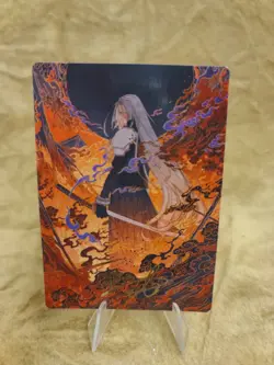 Nibelheim Aflame Art Card (Gold-Stamped Signature) [ART SERIES] MTG Magic - Image 1