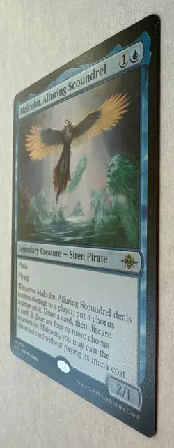 Malcolm, Alluring Scoundrel The Lost Caverns of Ixalan Regular NM - Image 3