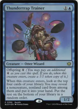 Thundertrap Trainer (BLB Bundle) - FOIL - P Unique and Miscellaneous Promos 386 - Image 1