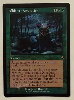 Eldritch Evolution Retro Foil - Innistrad Remastered MTG Magic the Gathering - Image 1