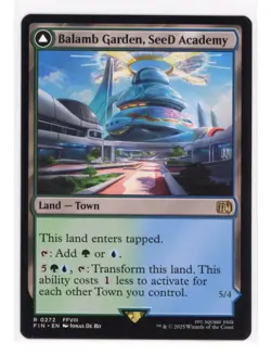 Balamb Garden, SeeD Academy R 0272 Regular Final Fantasy Magic the Gathering MTG - Image 1