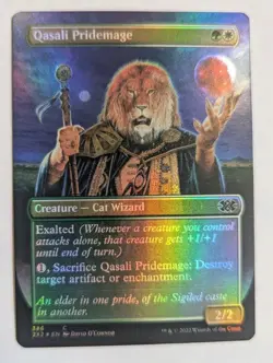 Qasali Pridemage (Borderless) Double Masters 2022 Foil - MTG - Image 1