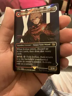 Joshua, Phoenix's Dominant (Borderless) (Surge Foil) Final Fantasy Foil - Image 3