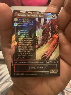 Joshua, Phoenix's Dominant (Borderless) (Surge Foil) Final Fantasy Foil - Image 4