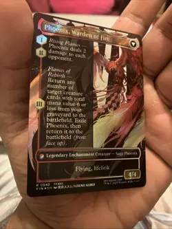 Joshua, Phoenix's Dominant (Borderless) (Surge Foil) Final Fantasy Foil - Image 5