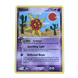 2005 Pokemon TCG Solrock EX Deoxys 47/107 Non-Holo Uncommon - Image 3