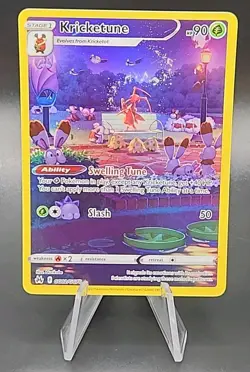 Pokemon Kricketune GG02 Sword Shield Crown Zenith Galarian Gallery Ultra Rare A3 - Image 1