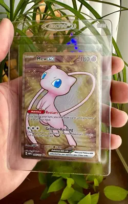 Pokemon TCG 151 UPC Promo Set Mew 053, Mewtwo 052, Metal Mew 205 - Image 4