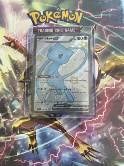 Pokemon TCG Mew EX 216/091 Paldean Fates Full Art Shiny Ultra Rare NM Condition - Image 1