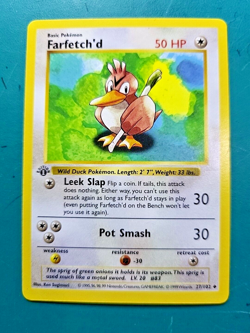 1999 Pokemon Base 1st Edition #27 Farfetch'd - Image 3
