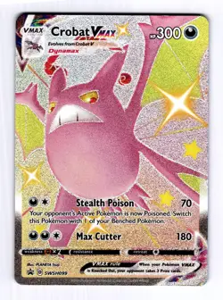 2019 Pokemon SBSP Crobat VMAX #SWSH099 PROMO NM - Image 1