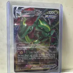Pokemon TCG Rayquaza VMAX Rapid Strike Holo 320HP SWSH07 Evolving Skies 111/203 - Image 2
