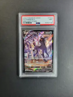 Umbreon TG22/TG30 Pokemon TCG SW&SH Brilliant Stars Ultra Rare PSA 9 - Image 2