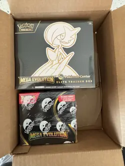 Mega Evolution: Enhanced Booster Box and Pokemon Center ETB (Gardevoir) - Image 1