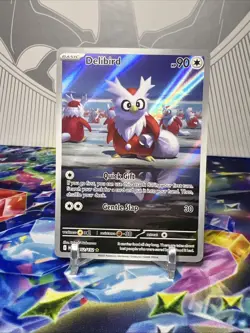 Pokemon Mega Evolution TCG Delibird 152/132 Illustration Rare MINT/Near Mint. - Image 1