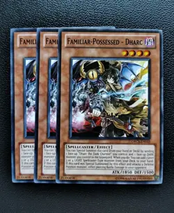 Yu-Gi-Oh - Familiar Possessed Dharc 3X - Full Playset - Image 1