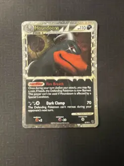 Pokemon TCG Houndoom Prime Undaunted Holo Card 82/90 - HP - Image 1