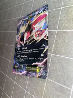 Yveltal EX Shiny XY150 Pokemon Trading Card Used Condition - Image 2