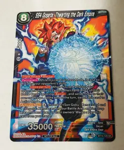 Dragon Ball Super Card Game SS4 Gogeta Thwarting the Dark Empire Foil BT14-129 - Image 1