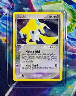 Jirachi [Holo+Swirl] - (8/101) Rare - EX Hidden Legends - Pokemon Card NM/LP+ - Image 1