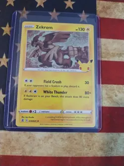 Zekrom 10/25 Celebrations Holo Rare Pokemon Card TCG 010/025 25th Anniversary - Image 1