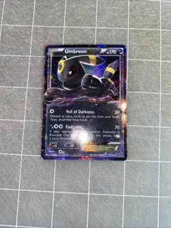 Umbreon EX Pokemon Card From The XY- Fates Collide Set - Image 1