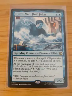 MTG Hydro-Man, Fluid Felon 0033 Spider-Man M/NM Free UK P&P - Image 1