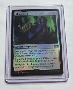 Monk's Fist #265 Final Fantasy Foil Artifact MTG NM/M - Image 1