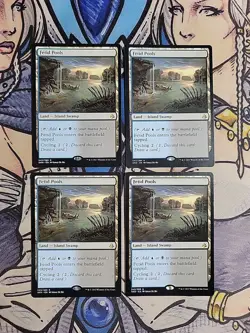4x Fetid Pools - LP Amonkhet AKH MTG Magic - Image 1