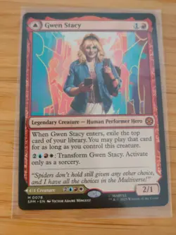 MTG Gwen Stacy / Ghost-Spider 0078 Spider-Man M/NM Free UK P&P - Image 1