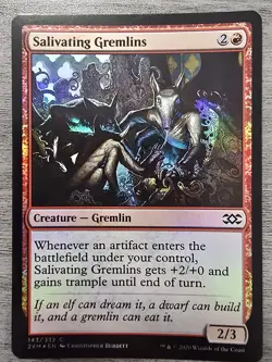 Salivating Gremlins (C) Foil #143 Double Masters MTG NM - Image 1
