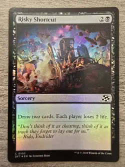 Risky Shortcut (C) Foil #103 Aetherdrift MTG NM - Image 1