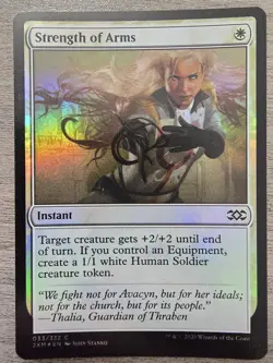 Strength of Arms (C) Foil #33 Double Masters MTG NM - Image 1
