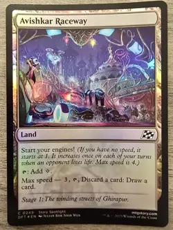 Avishkar Raceway (C) Foil #249 Aetherdrift MTG NM - Image 1