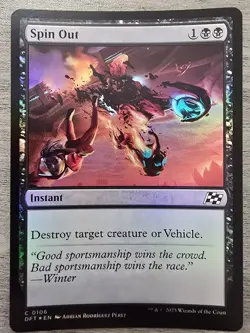 Spin Out (C) Foil #106 Aetherdrift MTG NM - Image 1