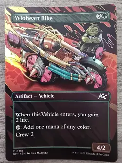 Veloheart Bike (Borderless) (C) Foil #318 Aetherdrift MTG NM - Image 1