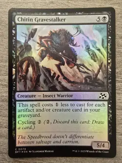 Chitin Gravestalker (C) Foil #79 Aetherdrift MTG NM - Image 1