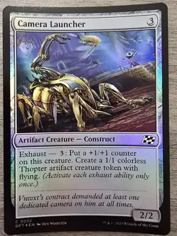 Camera Launcher (C) Foil #232 Aetherdrift MTG NM - Image 1