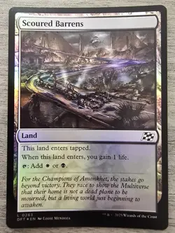 Scoured Barrens (L) Foil #263 Aetherdrift MTG NM - Image 1