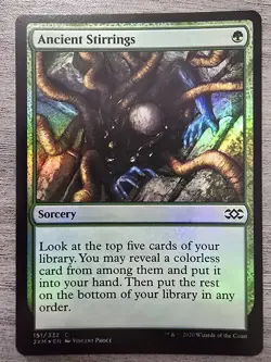Ancient Stirrings (C) Foil #151 Double Masters MTG NM - Image 1