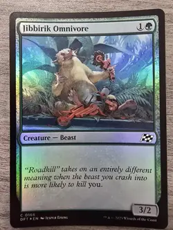 Jibbirik Omnivore (C) Foil #166 Aetherdrift MTG NM - Image 1