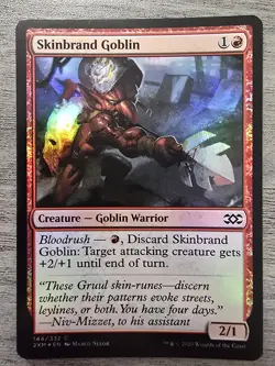 Skinbrand Goblin (C) Foil #144 Double Masters MTG NM - Image 1