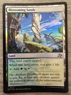 Blossoming Sands (L) Foil #252 Aetherdrift MTG NM - Image 1
