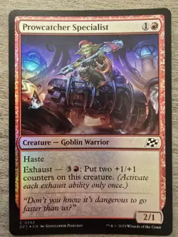 Prowcatcher Specialist (C) Foil #142 Aetherdrift MTG NM - Image 1