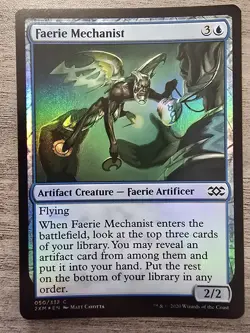 Faerie Mechanist (C) Foil #50 Double Masters MTG NM - Image 1