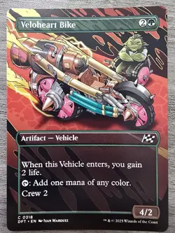 Veloheart Bike (Borderless) (C) #318 Aetherdrift MTG NM - Image 1